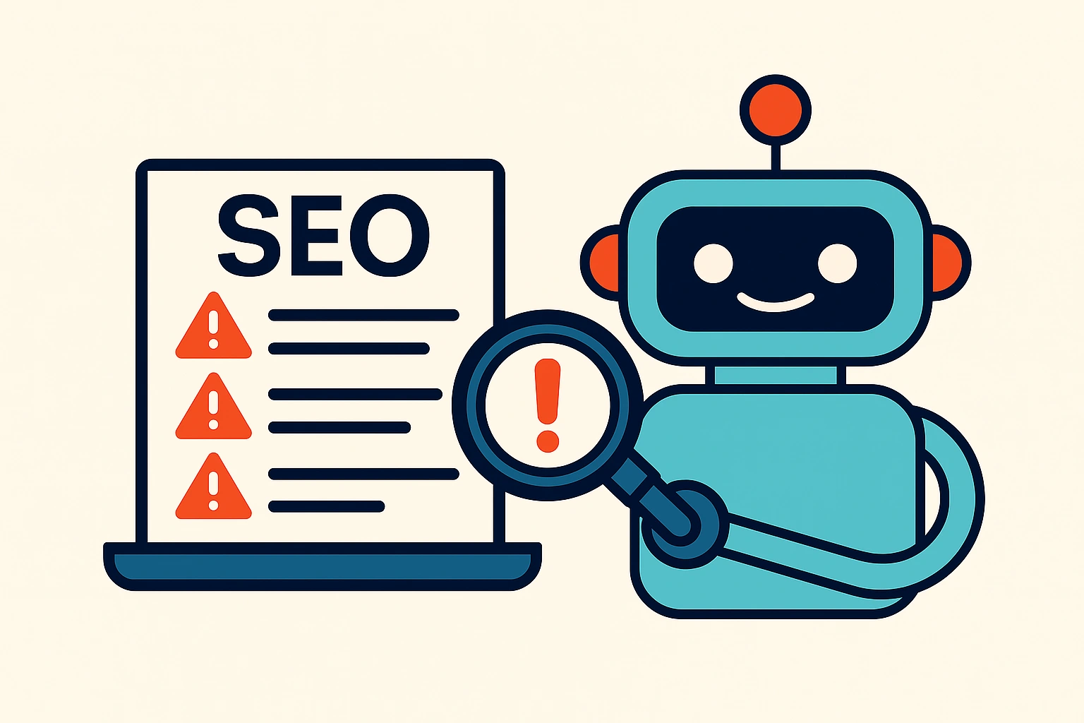 5 błędów SEO, które AI natychmiast wykryje