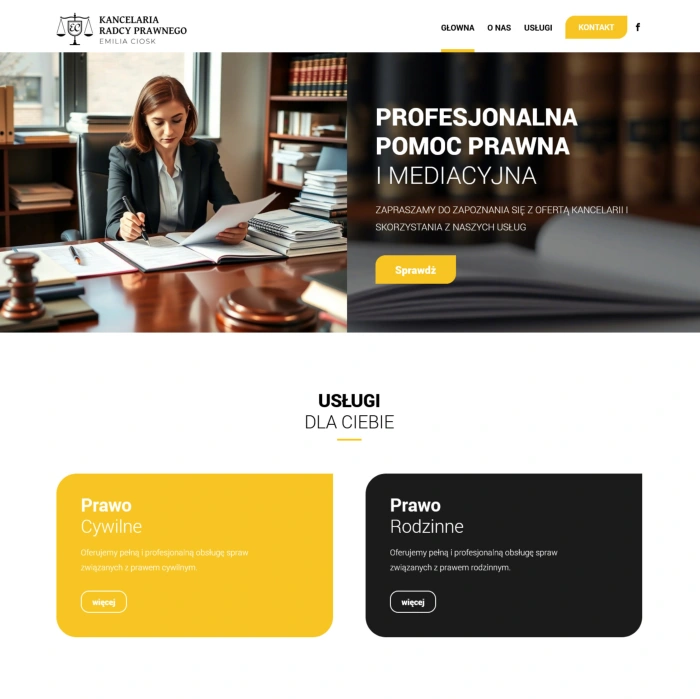 Strona www Radca Prawny Kielce