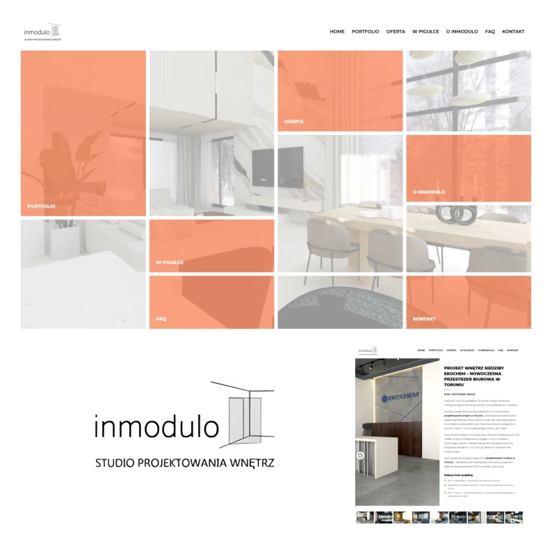 Strona internetowa pracowni Inmodulo